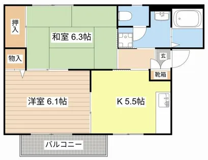 エポワール11【0203号室】の間取り