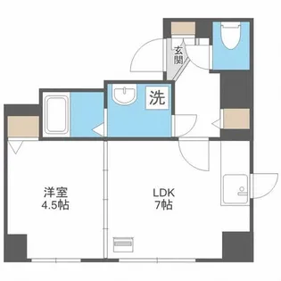 プライムアーバン大通公園1【11階】の間取り