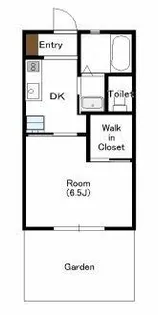 1Kの間取り画像