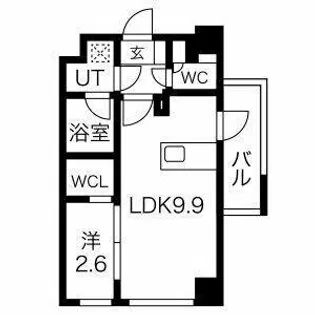 ビエネスタ向野【6階】の間取り