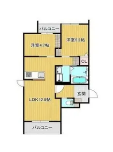 大阪府堺市北区北長尾町6丁【アパート】の間取り