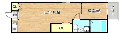 YS maison BRIGHT【1階】の間取り