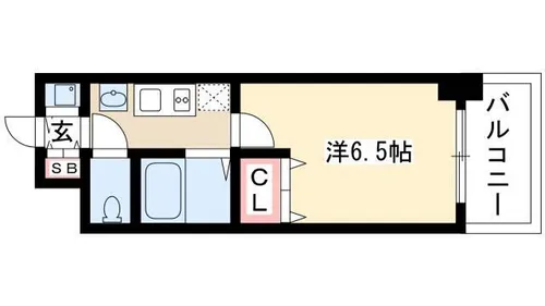 プレサンス名古屋STATIONアブソリュート【9階】の間取り