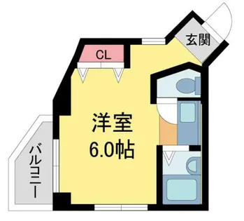 ハイツアルペン宝塚【301号室】の間取り