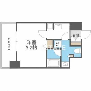 大阪府大阪市東成区大今里南2丁目【マンション】の間取り