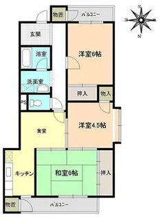 パインアベニュー【2階】の間取り