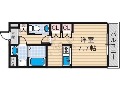 大阪府大阪市住吉区長居西2丁目【マンション】の間取り