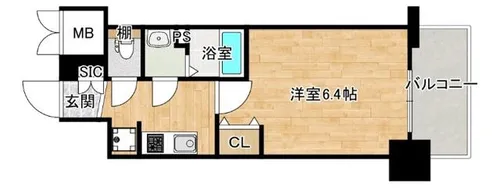 アルティザ新大阪D.C【13階】の間取り