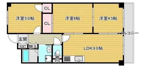 久光マンション【2階】の間取り