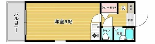 スリム藤崎Ⅰ【3階】の間取り