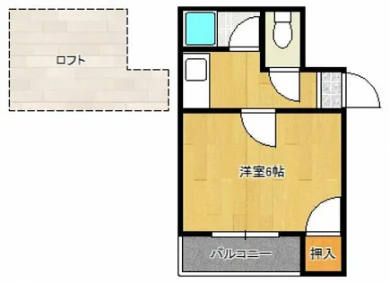 ベル西新【2階】の間取り