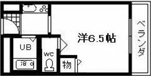 アミケンハイツ【7階】の間取り