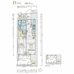 エステムコート名古屋セントリア【14階】の間取り