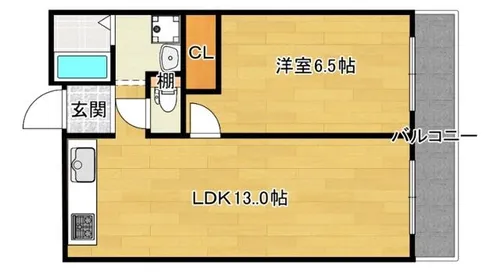 JMRレジデンス新大阪【5階】の間取り
