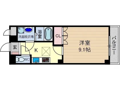 大阪府吹田市青葉丘北【マンション】の間取り