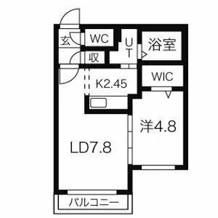 BLAST稲穂【3階】の間取り