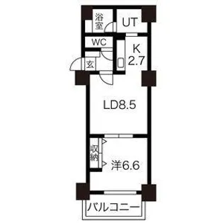 Royal Hyatt【4階】の間取り