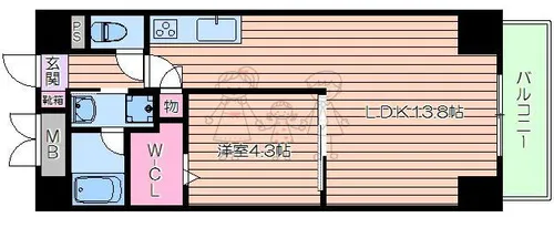 アメティスタ【2階】の間取り