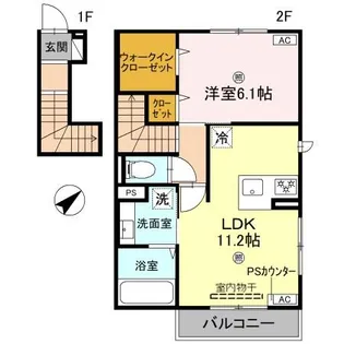 Amulette Nexia Court【2階】の間取り