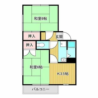 メゾン水野【101号室】の間取り