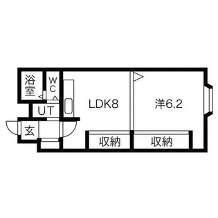 レジデンス麻生【302号室】の間取り