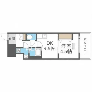 GARDENIA高井田【4階】の間取り