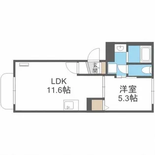 サウスウィング【3階】の間取り