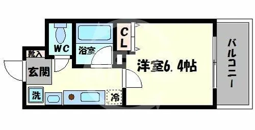 プレミアム新町Ⅲ【2階】の間取り