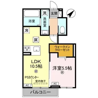 Amulette Nexia Court【1階】の間取り