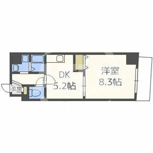 オズレジデンス花園【4階】の間取り