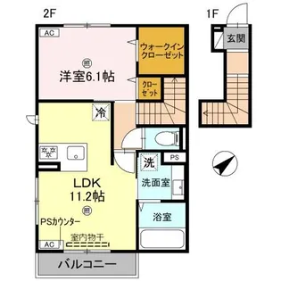 Amulette Nexia Court【2階】の間取り