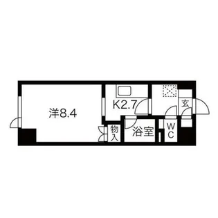 アルファスクエア裏参道【702号室】の間取り