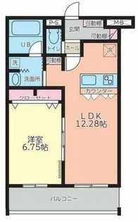 モンベール【3階】の間取り