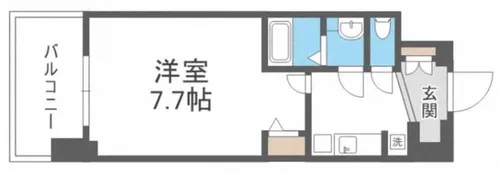 アドバンス大阪城シュアーヴ【8階】の間取り