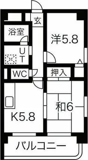 ピュアプレイス【1階】の間取り