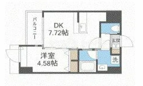 プレジオ難波ASIAN【702号室】の間取り