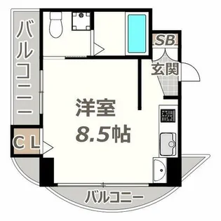 レクシア鶴ヶ丘(旧)ルクレール鶴ヶ丘【2階】の間取り