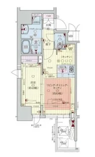 プレサンス北浜レガーロ【8階】の間取り