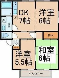 サンガーデン緑ヶ丘【2階】の間取り