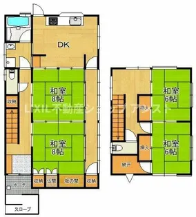 愛知県清須市助七1丁目【一戸建】の間取り