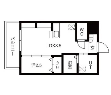 大阪府堺市堺区三宝町3丁【アパート】の間取り