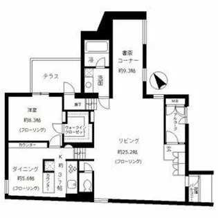 VISCONTI覚王山【4階】の間取り