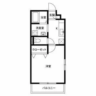 アンプルール リーブル すみれⅠ【1階】の間取り