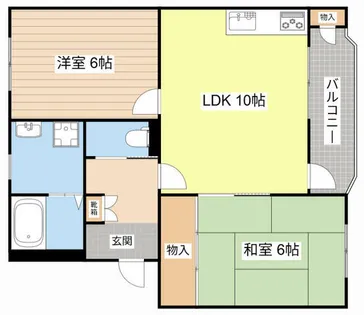 長浜ミラクルステアーズ【306号室】の間取り