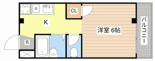 レークナウリバーⅡ【201号室】の間取り