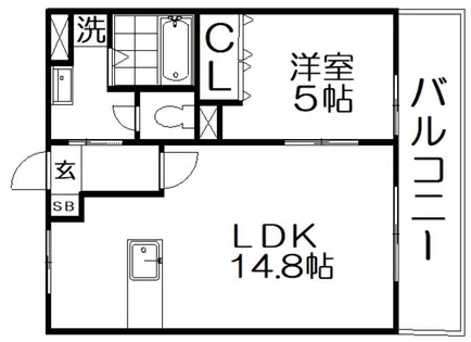 プランドール2【1階】の間取り