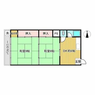 千代田マンション【3階】の間取り