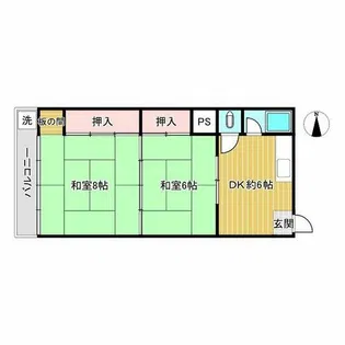 千代田マンション【3階】の間取り