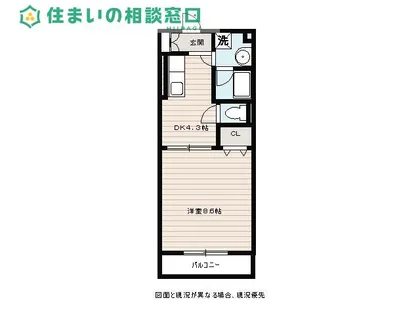 愛知県西尾市戸ケ崎3丁目【マンション】の間取り