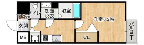 メインステージ新大阪【2階】の間取り
